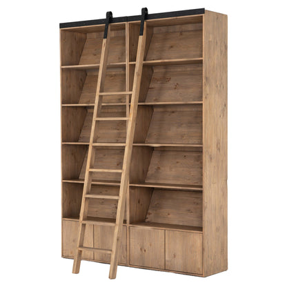 Bane Bookshelf - Smoked Pine - 70"W