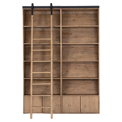 Bane Bookshelf - Smoked Pine - 70"W