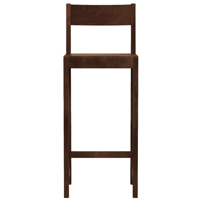 Bar Chair 01 - Dark Brown Birch