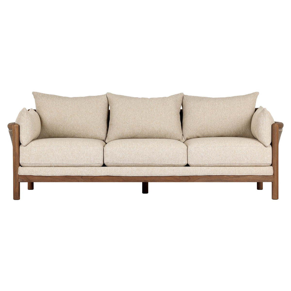 Barbosa Outdoor Sofa-86" - Concha Beige
