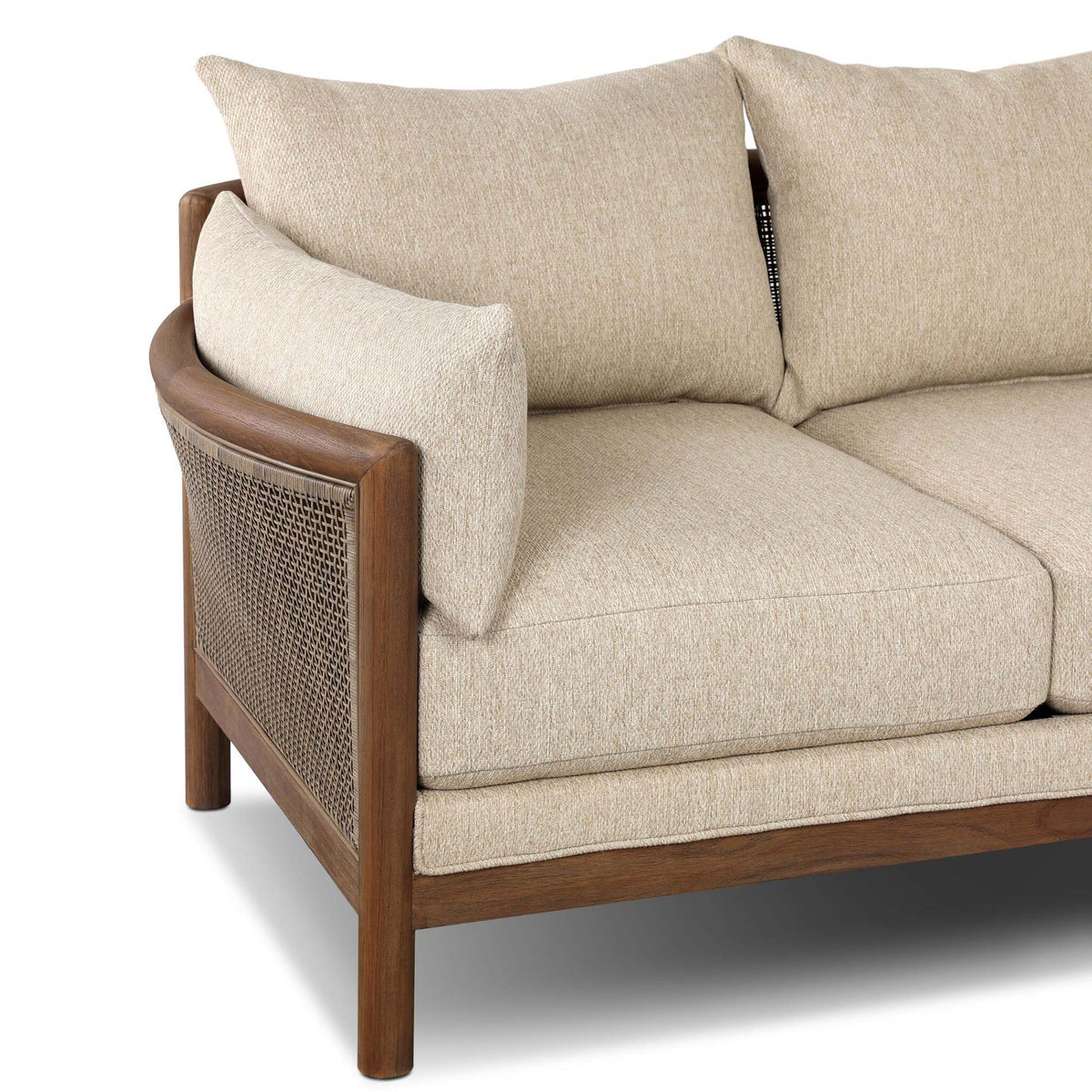 Barbosa Outdoor Sofa-86" - Concha Beige