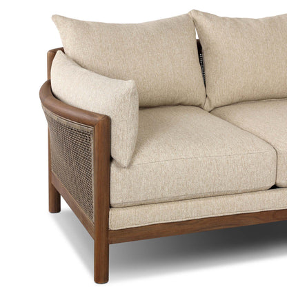 Barbosa Outdoor Sofa-86" - Concha Beige
