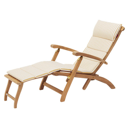 Barriere Outdoor Deck Chair Cushion - Golden Yellow Stripe