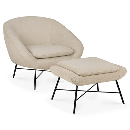 Barrow Footstool - Off White