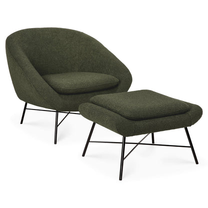 Barrow Footstool - Pine Green