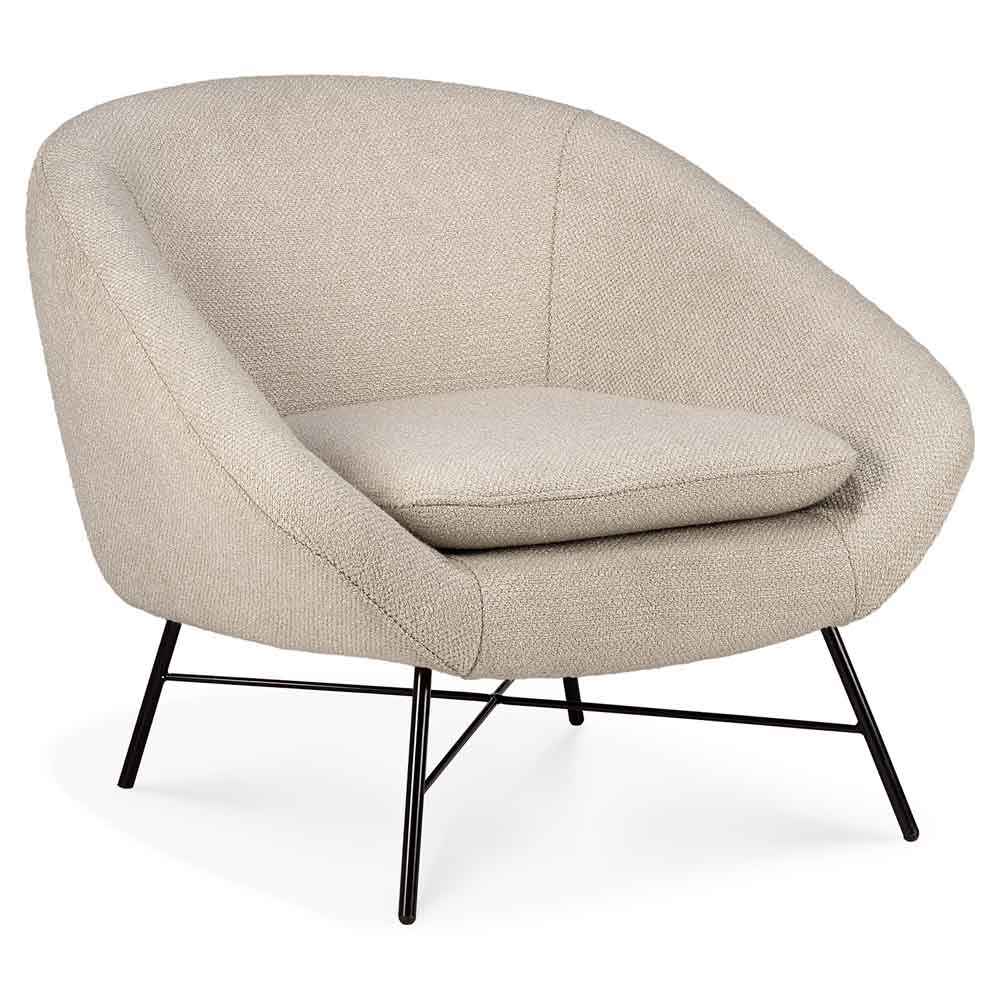 Barrow Lounge Chair - Off White