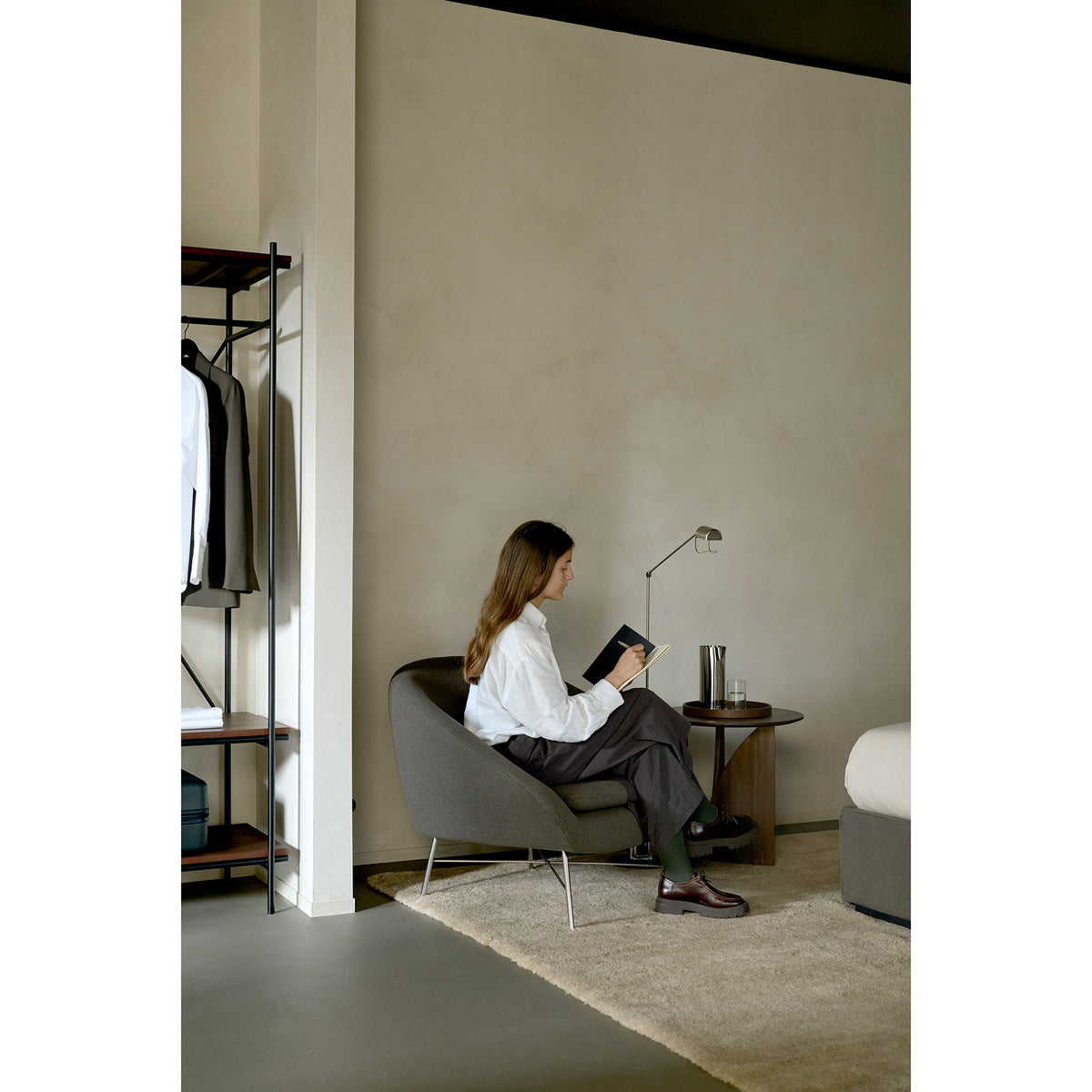 Barrow Lounge Chair - Paon Fabric