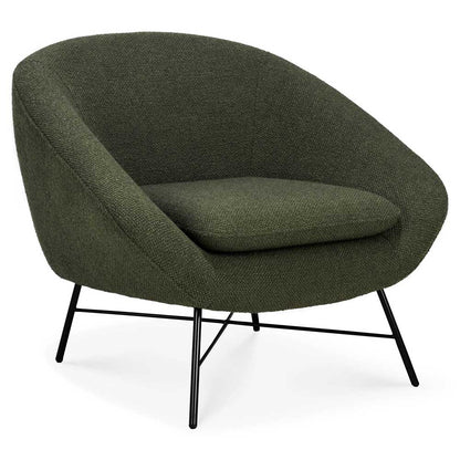 Barrow Lounge Chair - Pine Green