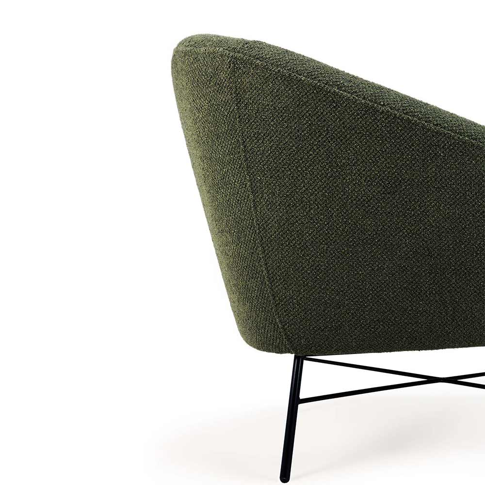Barrow Lounge Chair - Pine Green