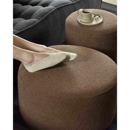 Barrow Pouf 15.5"W - Copper