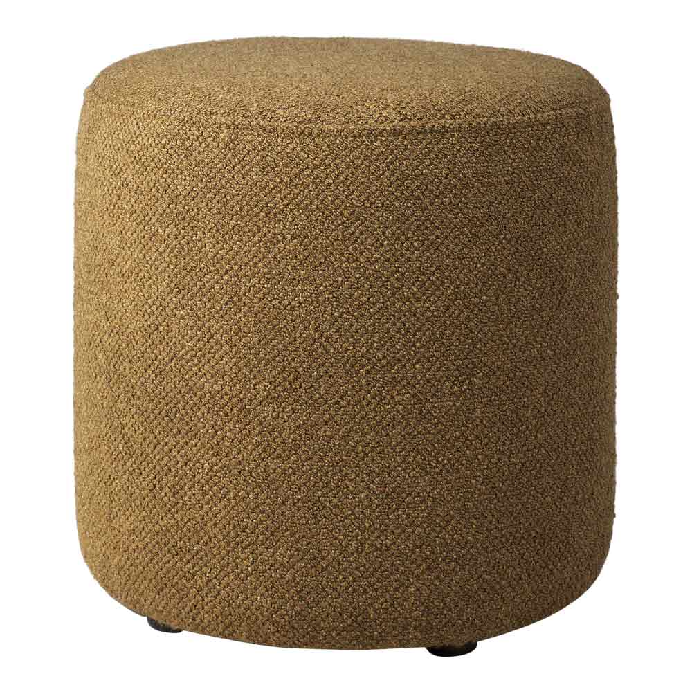 Barrow Pouf 15.5"W - Ginger