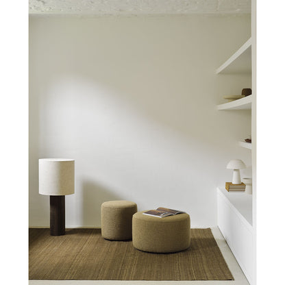 Barrow Pouf 15.5"W - Ginger