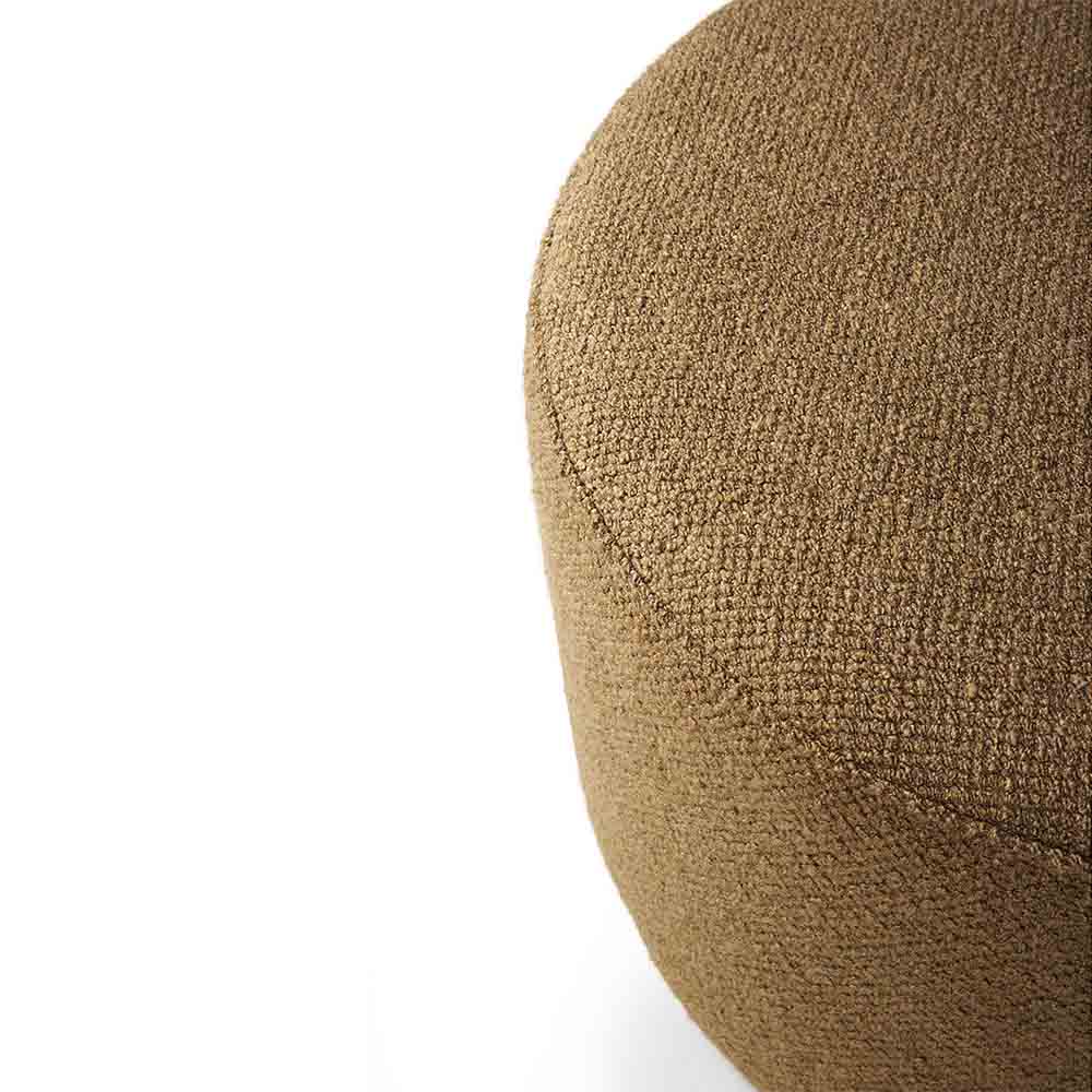 Barrow Pouf 23.5"W - Ginger