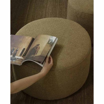 Barrow Pouf 23.5"W - Ginger