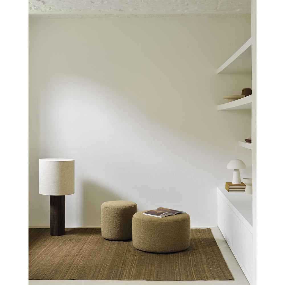 Barrow Pouf 23.5"W - Ginger