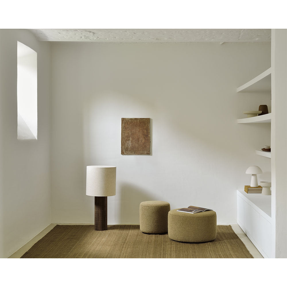 Barrow Pouf 23.5"W - Ginger