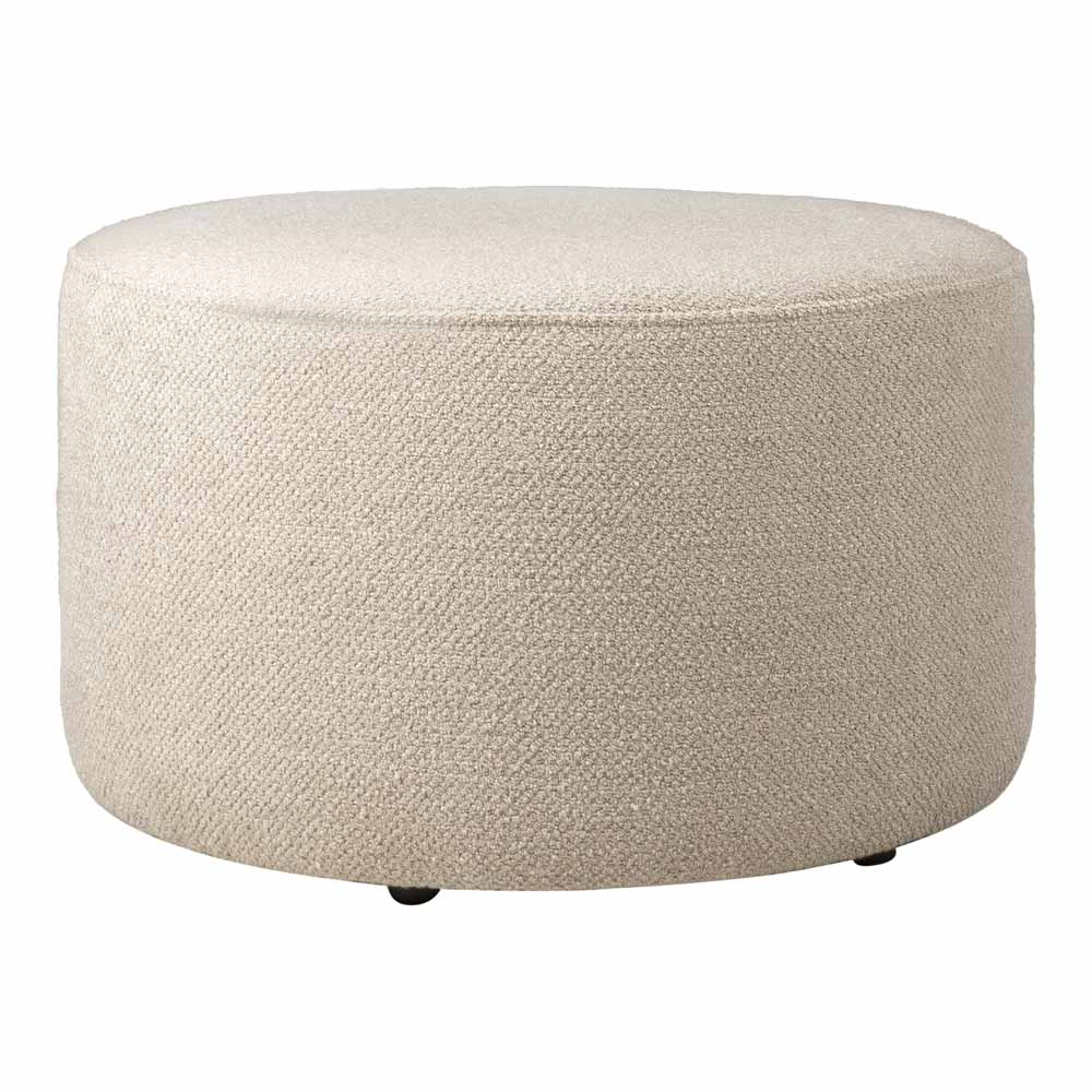 Barrow Pouf 23.5"W - Off White