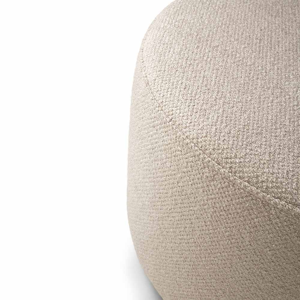 Barrow Pouf 23.5"W - Off White