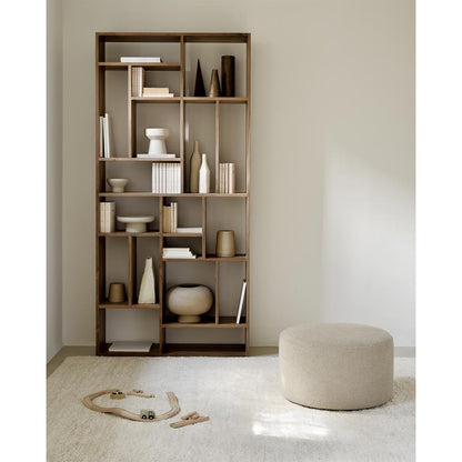 Barrow Pouf 23.5"W - Off White