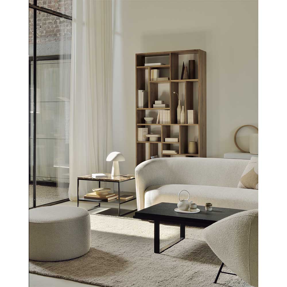Barrow Pouf 23.5"W - Off White