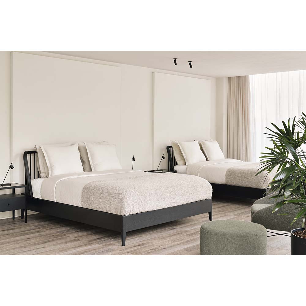 Barrow Round Pouf 23.5"W - Pine Green