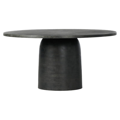 Basil Outdoor Dining Table 60" - Aged Gray