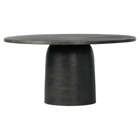Basil Outdoor Dining Table 60" - Aged Gray