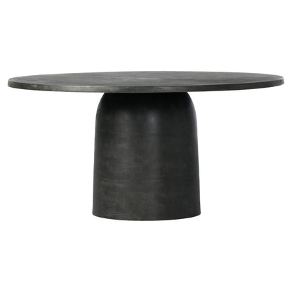 Basil Outdoor Dining Table 60" - Aged Gray