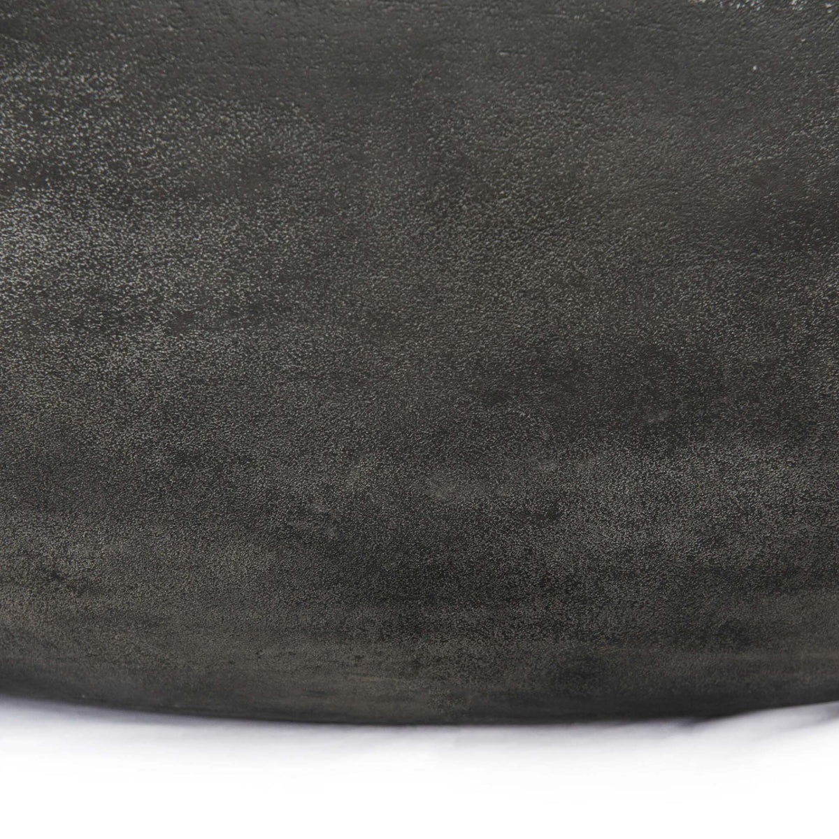 Basil Outdoor Round Coffee Table - Aged Gray