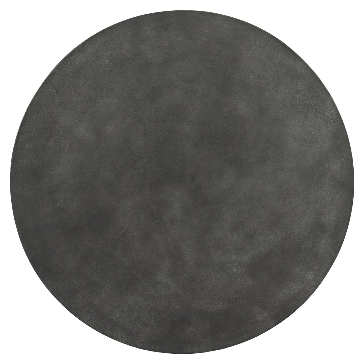 Basil Outdoor Round Coffee Table - Aged Gray