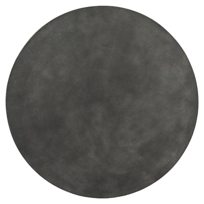 Basil Outdoor Round Coffee Table - Aged Gray