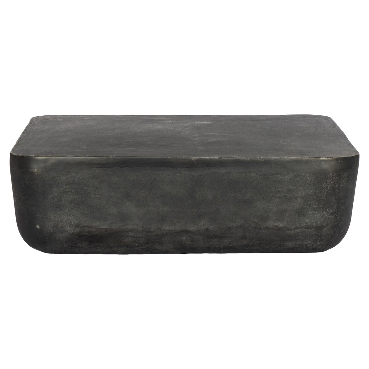 Basil Square Outdoor Coffee Table - Aged Gray