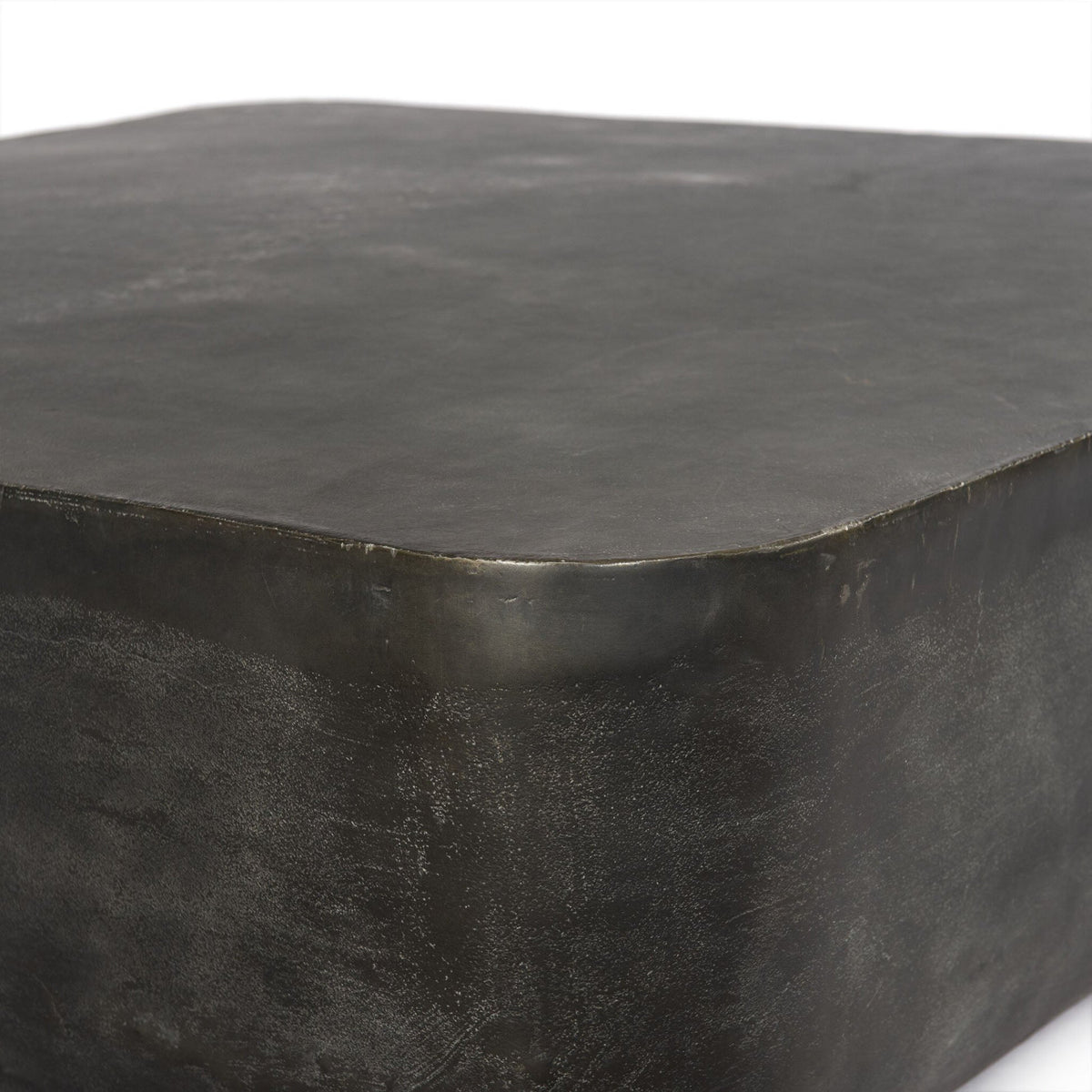 Basil Square Outdoor Coffee Table - Aged Gray