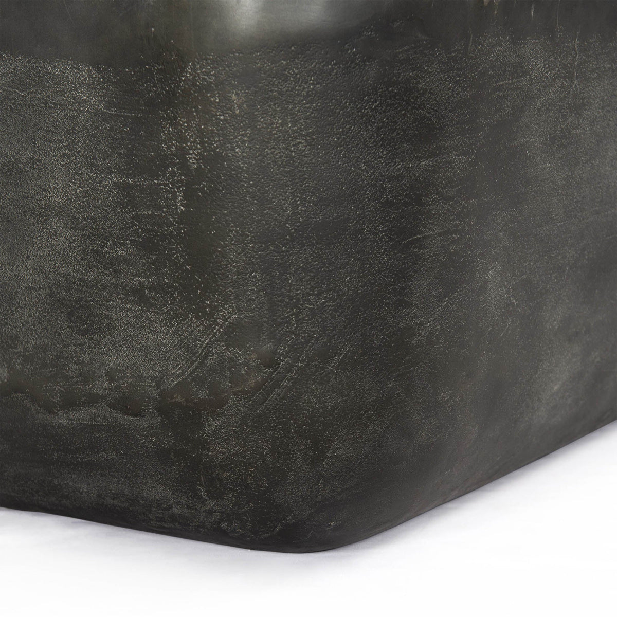 Basil Square Outdoor Coffee Table - Aged Gray