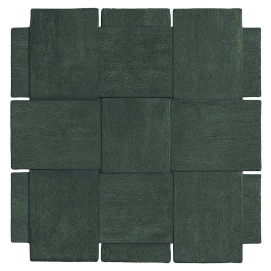 Basket Rug - Green