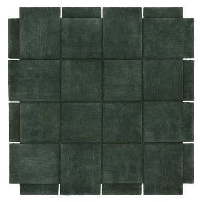 Basket Rug - Green