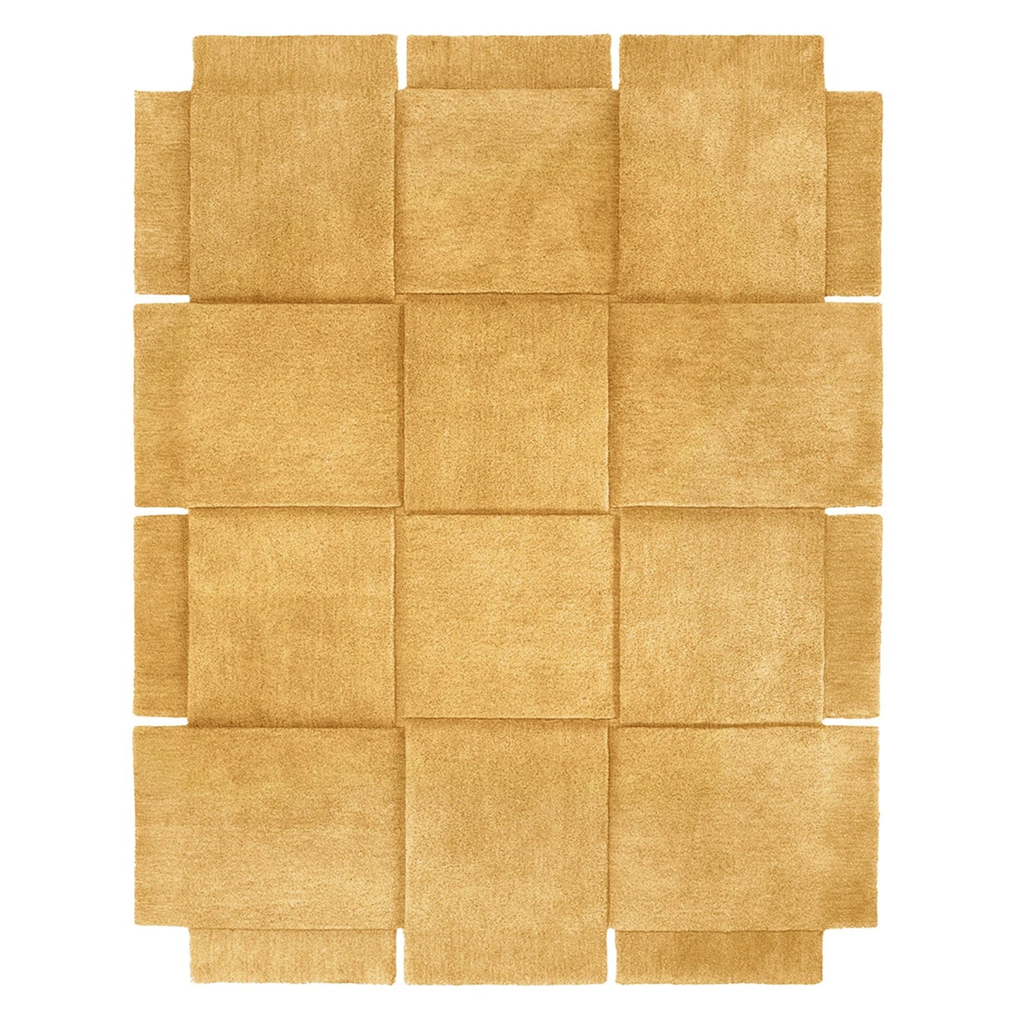Basket Rug - Yellow Ochre