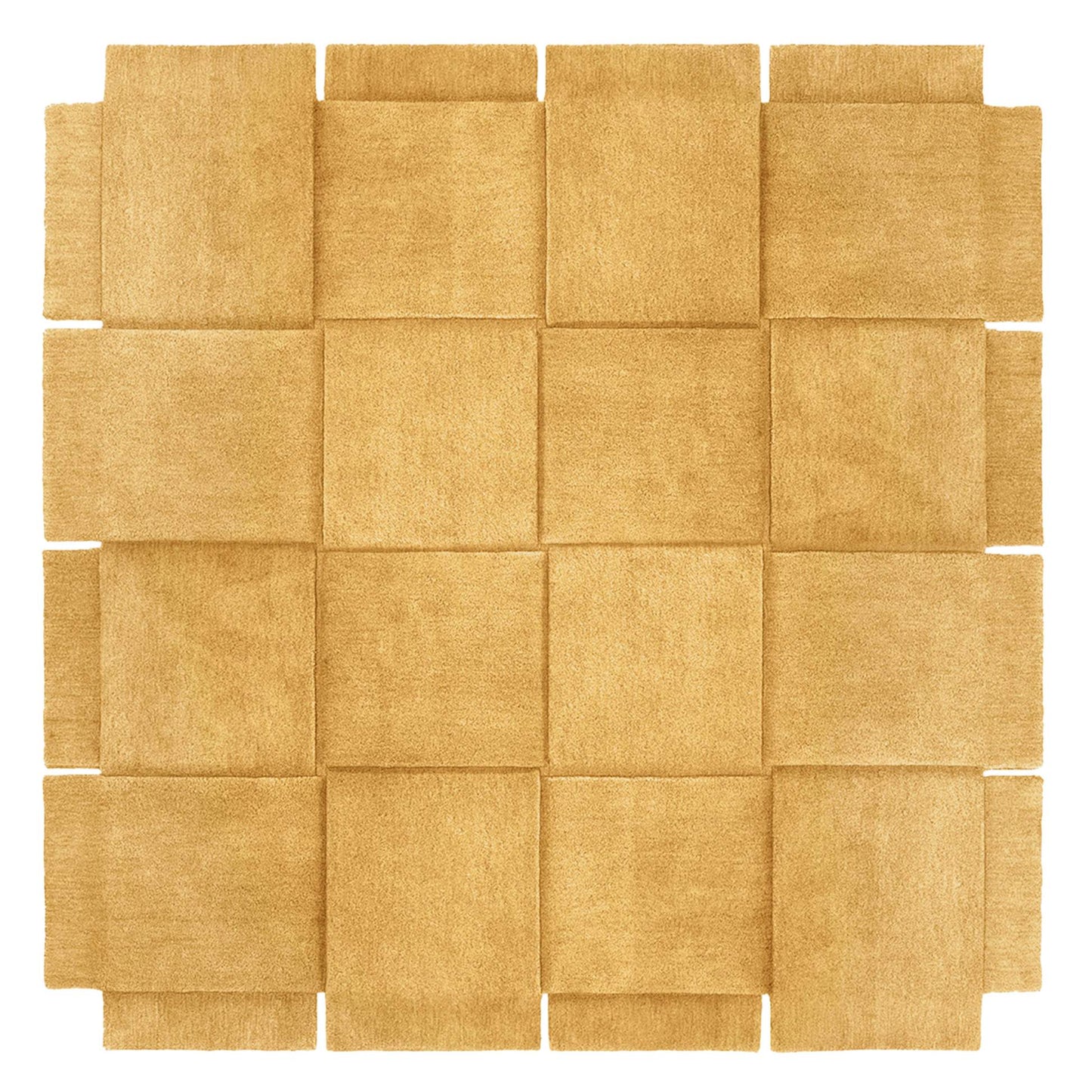 Basket Rug - Yellow Ochre
