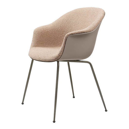 Bat Front Upholstered Dining Chair - Conic Base