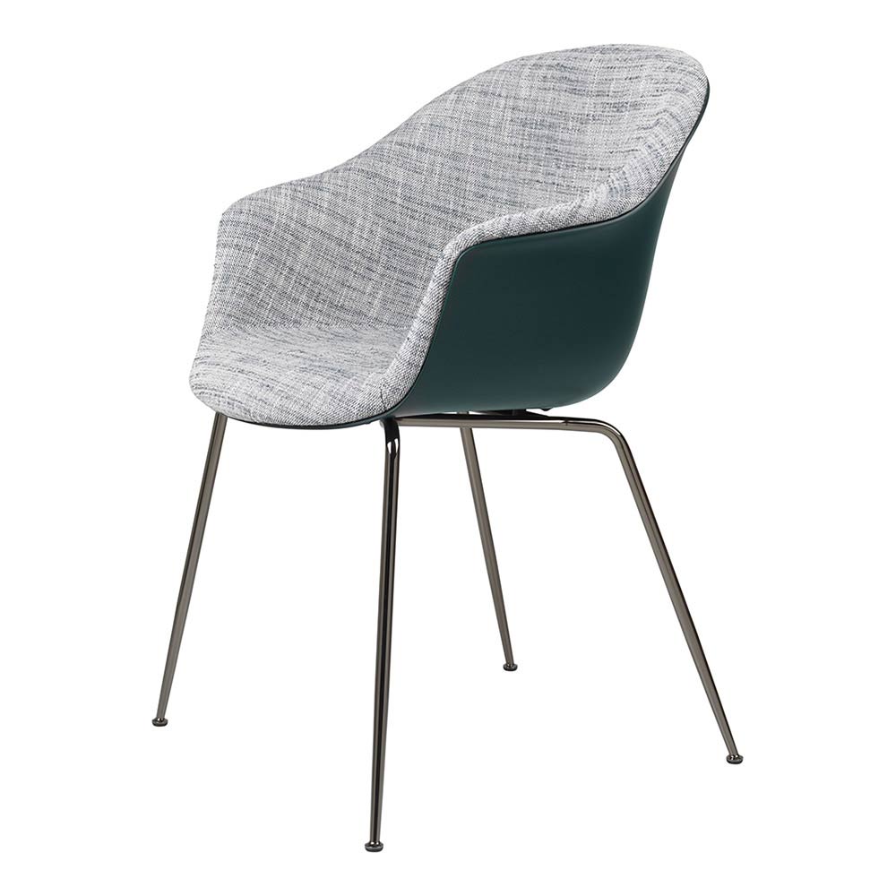 Bat Front Upholstered Dining Chair - Conic Base