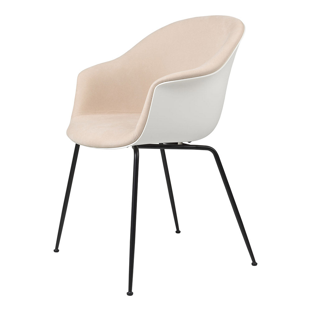 Bat Front Upholstered Dining Chair - Conic Base