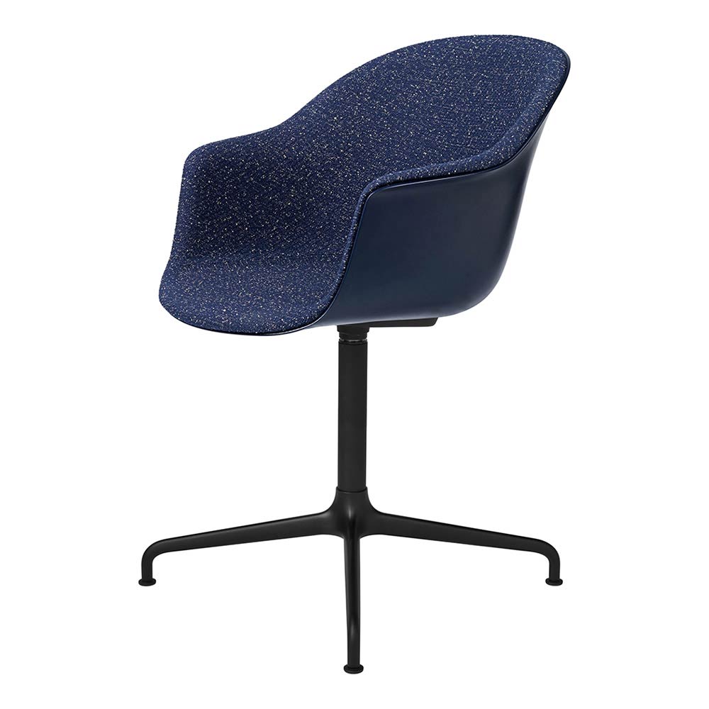 Bat Front Upholstered Meeting Chair - 4-Star Base