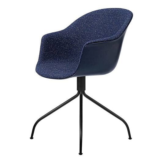 Bat Front Upholstered Meeting Chair - Swivel Base