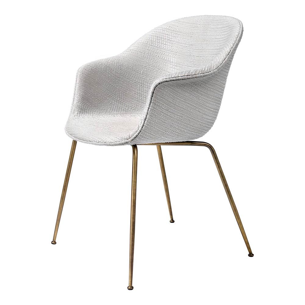 Bat Fully Upholstered Dining Chair - Conic Base