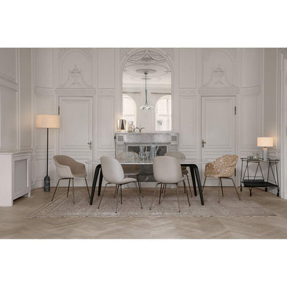 Bat Fully Upholstered Dining Chair - Conic Base