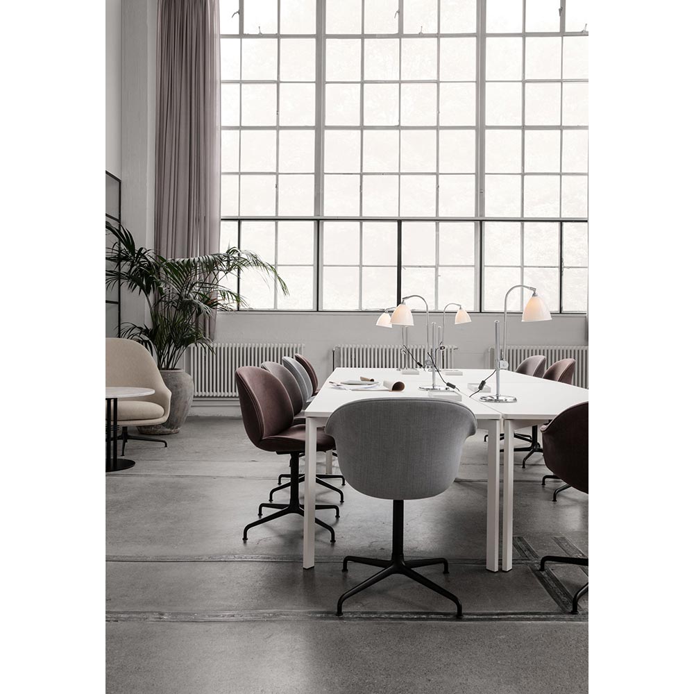 Bat Fully Upholstered Meeting Chair - 4-Star Base