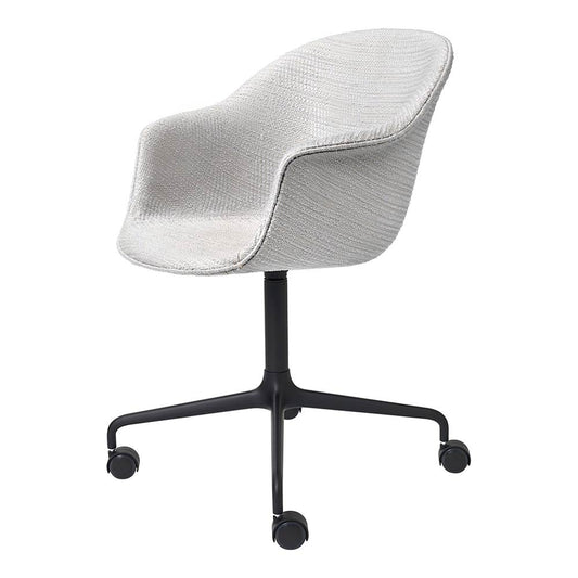 Bat Fully Upholstered Meeting Chair - 4-Star Base With Castors