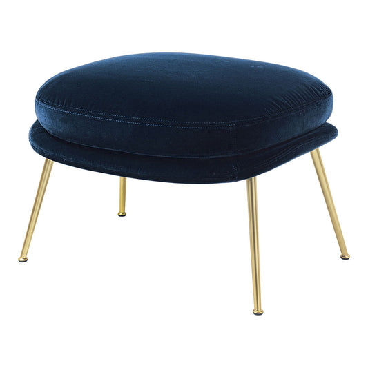 Bat Fully Upholstered Ottoman - Conic Base
