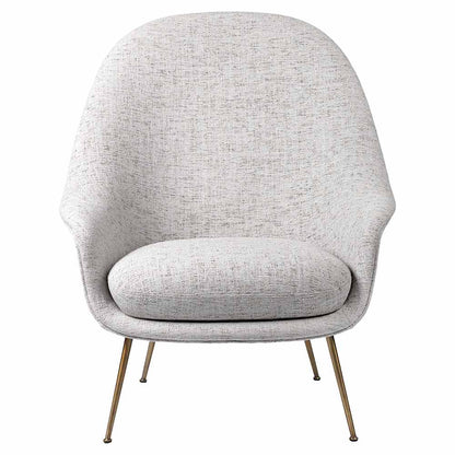 Bat High Back Lounge Chair - Conic Base