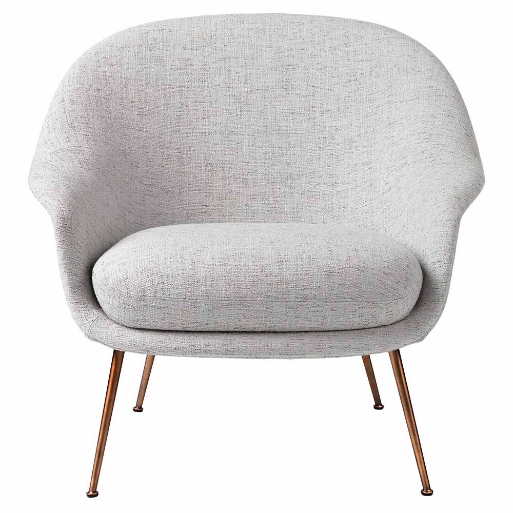 Bat Low Back Lounge Chair - Conic Base